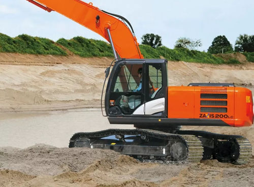Bagger mit großer Reichweite - ZX200LC-5G SLF - Hitachi Construction Machinery Europe - mittelgroß / auf Raupen / für Baustellen