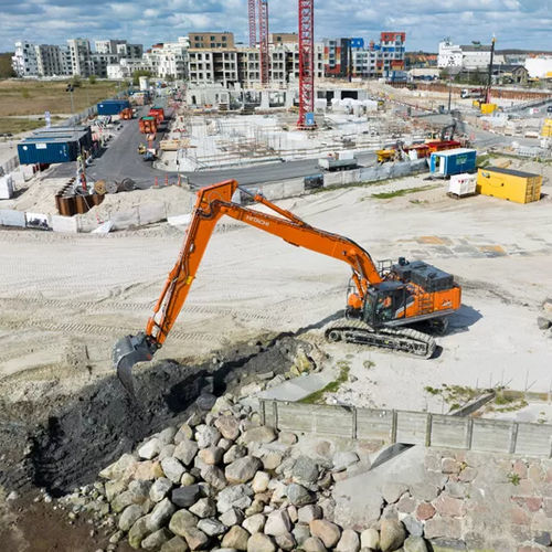 Mittelgroßer Bagger - ZX490-7 SLF - Hitachi Construction Machinery Europe - auf Raupen / Diesel / für Baustellen