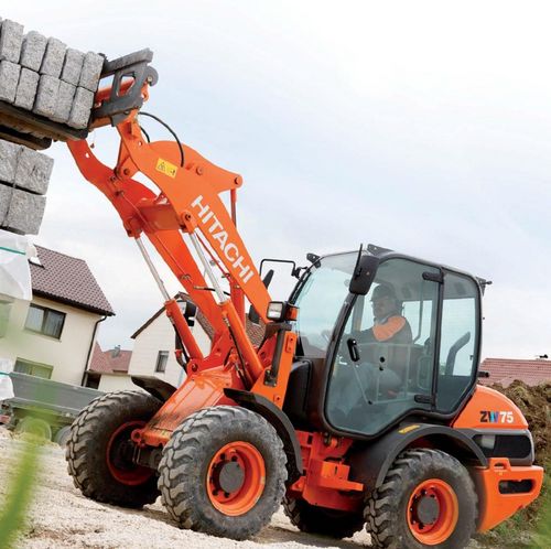 Radlader - ZW75-6 - Hitachi Construction Machinery Europe - mit Gelenk / kompakt / für Baustelle