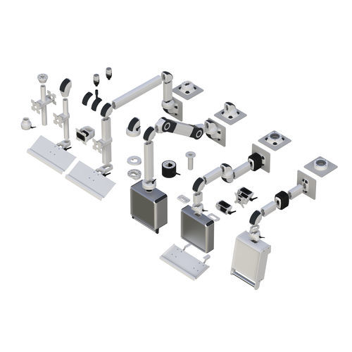 Tragarmsystem für Schaltkoffer - TK060 - TEKNOKOL Support Arm and Enclosure systems - Aluminium / Geräte / für Flachbildschirm