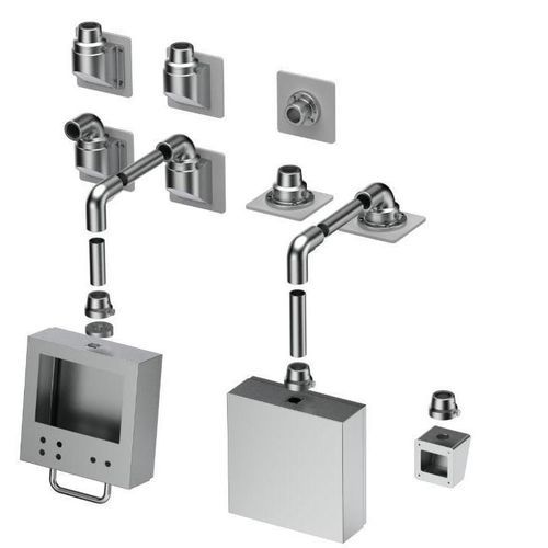 Edelstahltragarmsystem - TK048 - TEKNOKOL Support Arm and Enclosure systems - für Schaltkoffer / Aluminium / Geräte