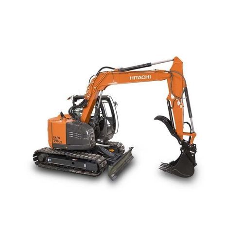 Minibagger - ZX75US-5N - Deere-Hitachi Construction Machinery - auf Raupen / Diesel / kompakt