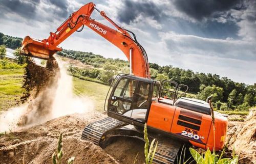 Mittelgroßer Bagger - ZX250LC-6 - Deere-Hitachi Construction Machinery - auf Raupen / Tier 4 Final / für Baustellen