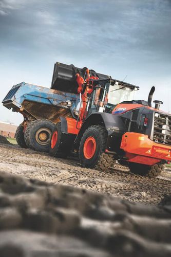 Radlader - ZW220-6 - Deere-Hitachi Construction Machinery - für Baustelle