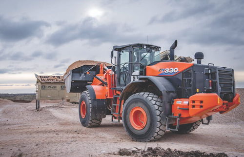 Radlader - ZW330-6 - Deere-Hitachi Construction Machinery - für Baustelle