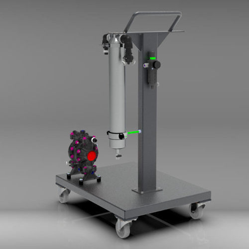 Pumpen-Transfersystem - FILTRATION SKID - ITECH ITALIA - für Farben und Tuschen / für Schlauch / für Pasten