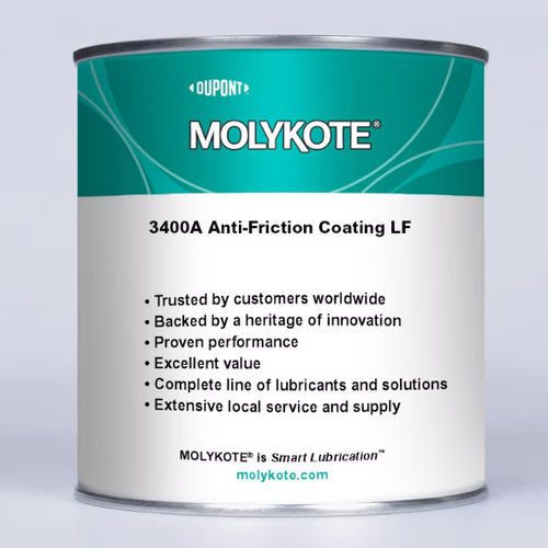 Molybdänbisulfit-Gleitlack - MOLYKOTE® 3400A - Dow Corning - Graphit / MoS2 / Trockenschmierstoff