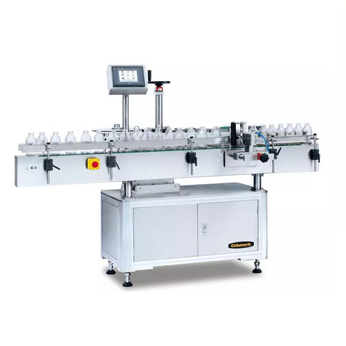 Automatische Etikettiermaschine - Colamark A107 - NEURALABEL - für Flaschen / zur Seitenetikettierung / zur Rundumetikettierung
