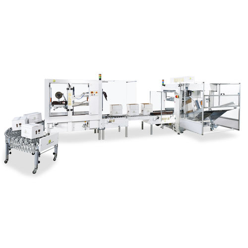 Automatische Karton-Aufrichter- und -Verschließmaschine - GOLDSYSTEM 4.0 - MARCHETTI PACKAGING S.r.l. - mit Klebeband