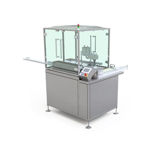Automatische Abfüllmaschine mit Traysealer - PAVO - ALSYSTEMS - Ampullen / für Flüssigkeiten / für Pharmaprodukte