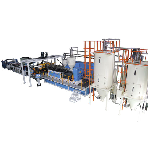 Mehrschicht-Extrusionsanlage - GW120-GF1200 - GPM Machinery (Shanghai) - für Platten / für Thermoplaste / für PET