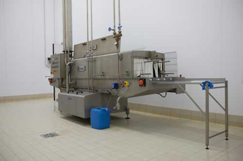 Waschtunnel für Formwerkzeug - PRIAMO FOOD TECHNOLOGIES - Klarspül / automatisch / mit Trocknung