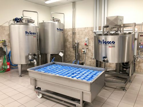 Produktionsstätte für die Lebensmittelindustrie - PRIAMO FOOD TECHNOLOGIES - für Milchprodukte