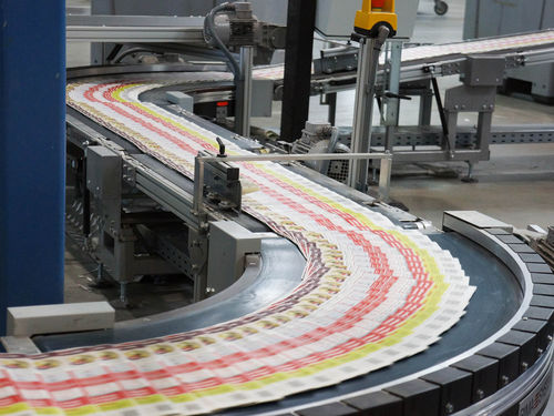 Industriefördersystem - RIMA - für Pakete / für Karton / für Papier