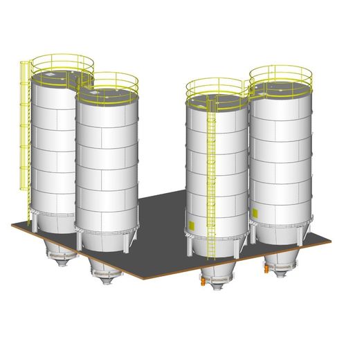 Geschweißter Silo - SANGATI BERGA - für Gebäude / Metall