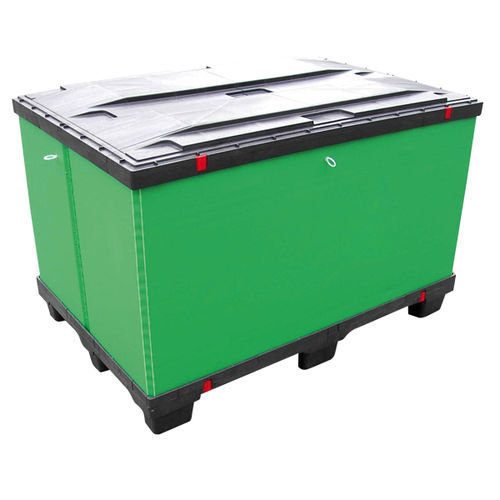 Kunststoff-Palettenbox - LITE - BOXLITE PACKAGING - Industrie / zusammenklappbar / mit Deckel