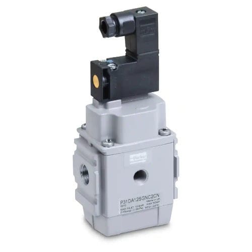 Kolbenventil - P31S series - Parker Pneumatic Division Europe - manuell / elektrisch betrieben / steuerbar