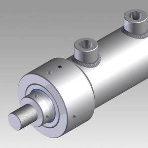 Geschweißter Zylinder - MDR series - CMB S.r.l. Cilindri oleodinamici - hydraulisch / Kolbenstangen / doppeltwirkend
