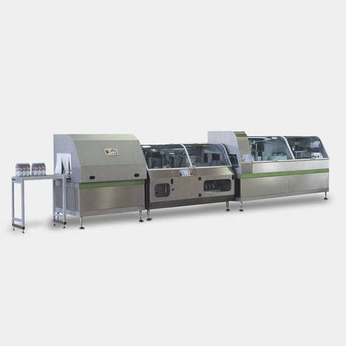 Verpackungsanlage für die Getränkeindustrie - DM PACK - für Platten / für Kanister / für Getränke