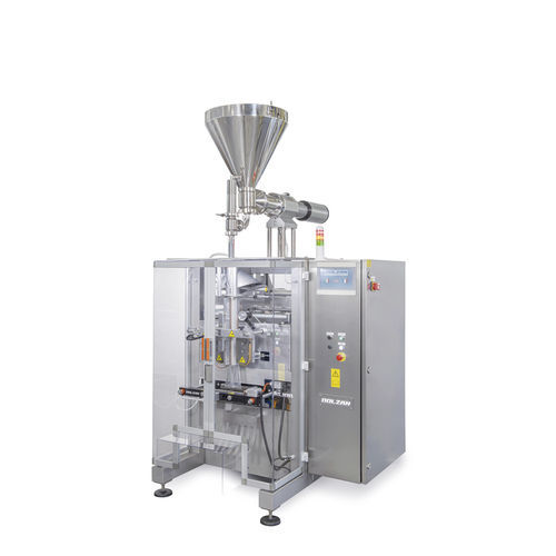 Vertikale Absackmaschine - D-50 series - DOLZAN IMPIANTI - Flow-Pack / automatisch / für die chemische Industrie