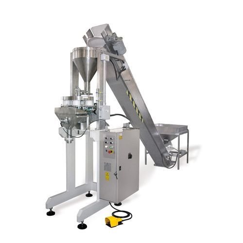 Halbautomatische Abfüllmaschine - DOLZAN IMPIANTI - für Säcke / Becher / für Kartons