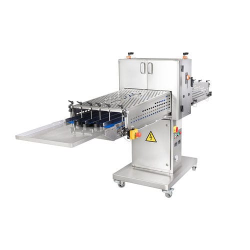 Automatische Brotschneidemaschine für die Industrie - BDP-2D series - DOVAINA UAB - halbautomatisch / mit Schneidscheibe / horizontal