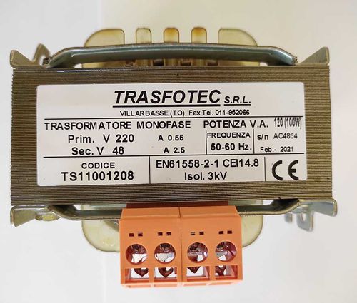 Einphasiger Transformator - TS11001208 - ELMITI - Strom / verkapselt / für Industrieanwendungen