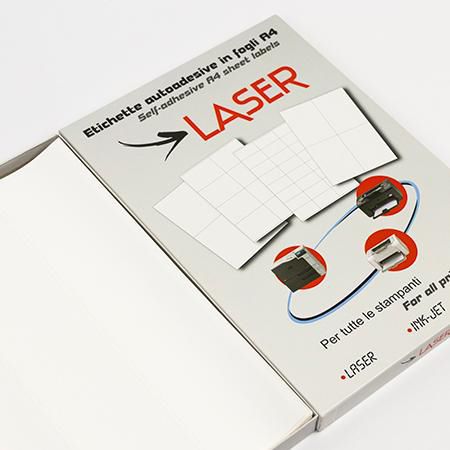 Bedruckbares Etikett - FINLOGIC - selbstklebend / Papier / für Platten