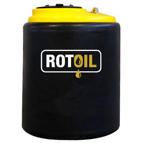 Polyethylen-Abfallbehälter - M series - ROTOTEC SPA - für Altöl / mit Deckel / mobil