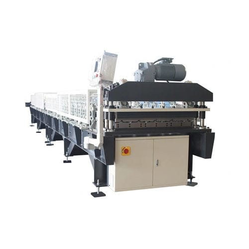 Metallprofil-Profiliermaschine - SHAOXING SMARTECH MACHINERY MANUFACTURING CO.,LTD. - automatisch / mit Ausschneidefunktion