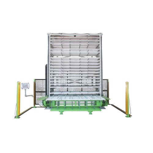 Vertikales automatisches -Lagersystem - 20L  - SHAOXING SMARTECH MACHINERY MANUFACTURING CO.,LTD. - Paletten / für Blech / mit Rollbrücke