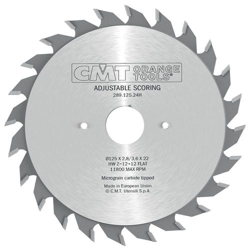 Kreissägeblatt - 289 - CMT Orange Tool - Stahl / für Holz