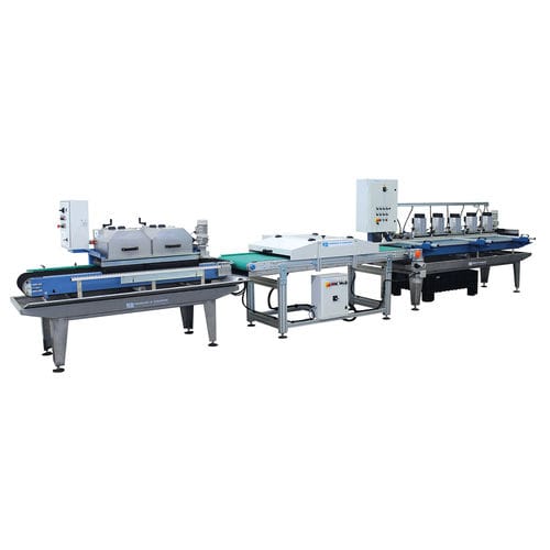 Rundmesser-Schneidanlage - COMPACTLINE 2 - Ferrari & Cigarini srl - für Marmor / für Keramik / für Ziegel