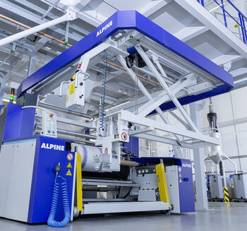 Folien-Spulmaschine - HOSOKAWA ALPINE - zur Herstellung von Folien / Präzision