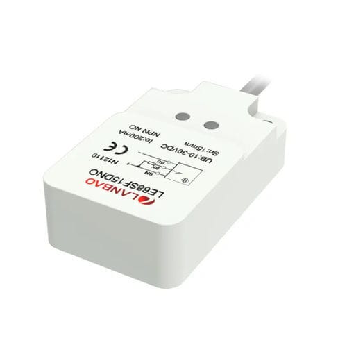 Induktiver Näherungssensor - LE68SN25DNO series - Shanghai Lanbao Sensing Technology Co., Ltd. - mechanisch / quadratisch / PNP