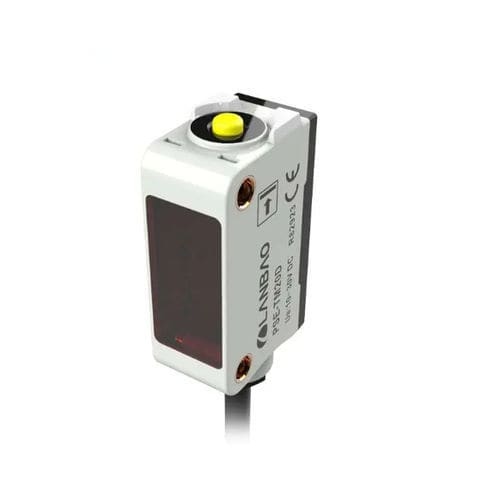 Optoelektronischer Sensor / Reflex-Lichtschranke - PSE-PM3DPBR series - Shanghai Lanbao Sensing Technology Co., Ltd. - polarisierte Rückbeleuchtung / rechteckig / rotes Licht