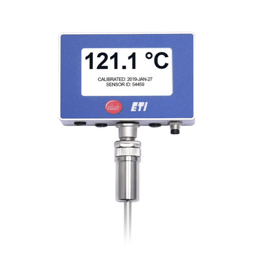 Temperaturanzeiger - ETI - Ellab Validation & Monitoring Solutions - digital / batteriebetrieben / für Pt100-Sonde