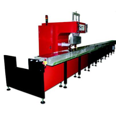 Hochfrequenz-Schweißmaschine - BR3PT6000 - BALACCHI S.R.L. - PLC-gesteuert / für PVC / mit Fußbedienung