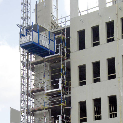 Zahnstangen-Lastenaufzug - Super-Lift LX - Böcker Maschinenwerke GmbH - für das Bauwesen / für Baustelle / Plattform
