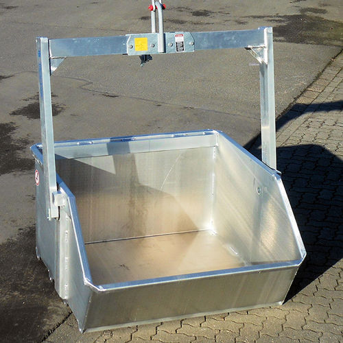 Aluminium-Kippbehälter - KM series - Böcker Maschinenwerke GmbH - für Schüttgut / offen / Hub