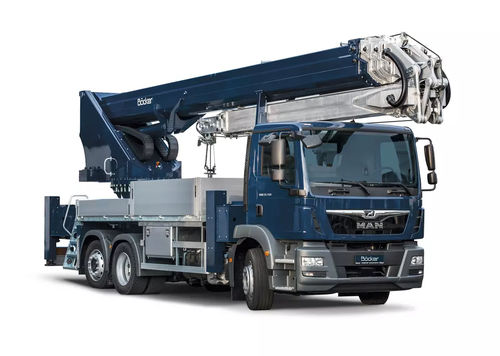 LKW-montierter Kran - AK 52 - Böcker Maschinenwerke GmbH - Ausleger / Teleskop / für Baustelle