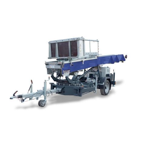 Elektrischer Lastenaufzug - Arriva G - Böcker Maschinenwerke GmbH - für das Bauwesen / Plattform
