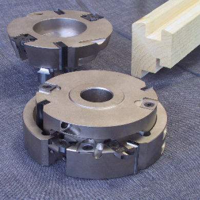 Walzenstirnfräser - 318 series - GAMMA ZINKEN - JET - Wendeplatten / Bohr / für Holz