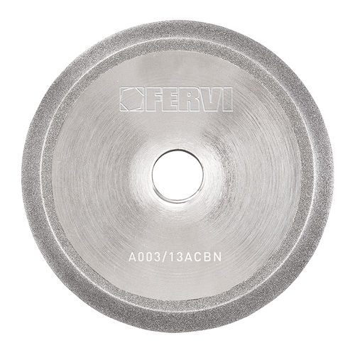 Oberflächenbehandlungs-Schleifteller - A003/13ACBN - FERVI - flach / CBN / für Werkzeug