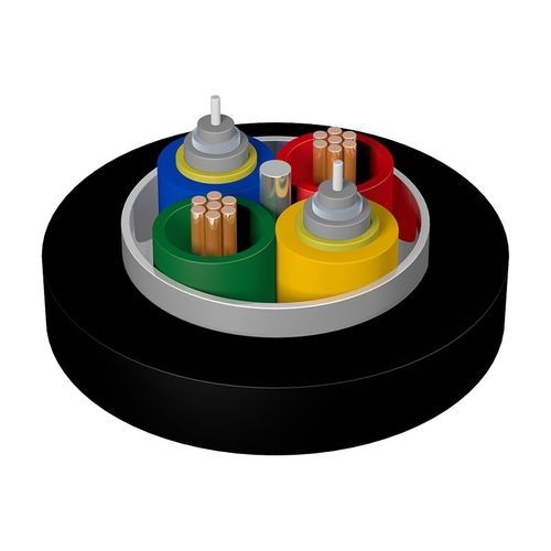 Hybrid-Glasfaserkabel - GDFKJH - Yangtze Optical Fibre and Cable Joint Stock Limited Company - Daten / Versorgung / Panzer