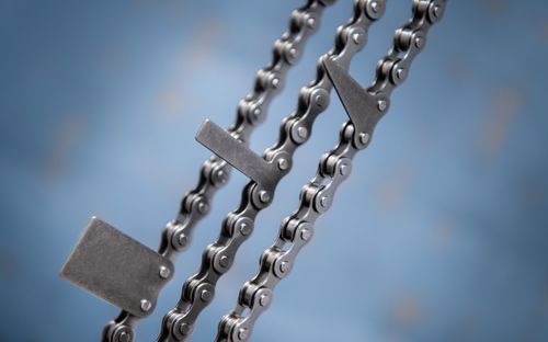 Kette für Antrieb - 08B-1 - Iris Chains - Edelstahl / maßgefertigt / zur Förderung