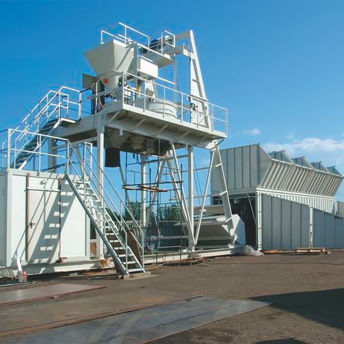 Mobile Betonmischanlage - Kniele