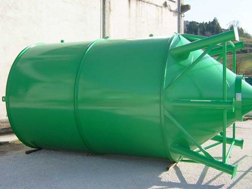 Horizontaler Silo - CACCIAMANI - teleskopisch / für Zement / für Schüttgut