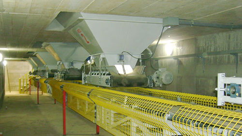 Hydraulischer Betonmischer - MF series - POYATOS - stationär / automatisch / geräuscharm