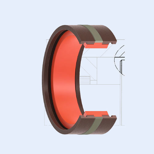 O-Ring-Dichtung - GKD series - Hunger - Bronze / Polyurethan / PTFE